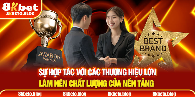 Sự hợp tác với các thương hiệu lớn làm nên chất lượng của nền tảng 